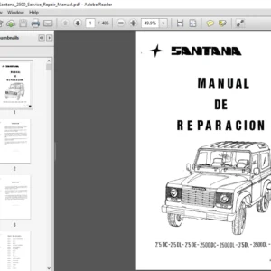 Land Rover Santana 2500 Service Repair Manual - PDF DOWNLOAD