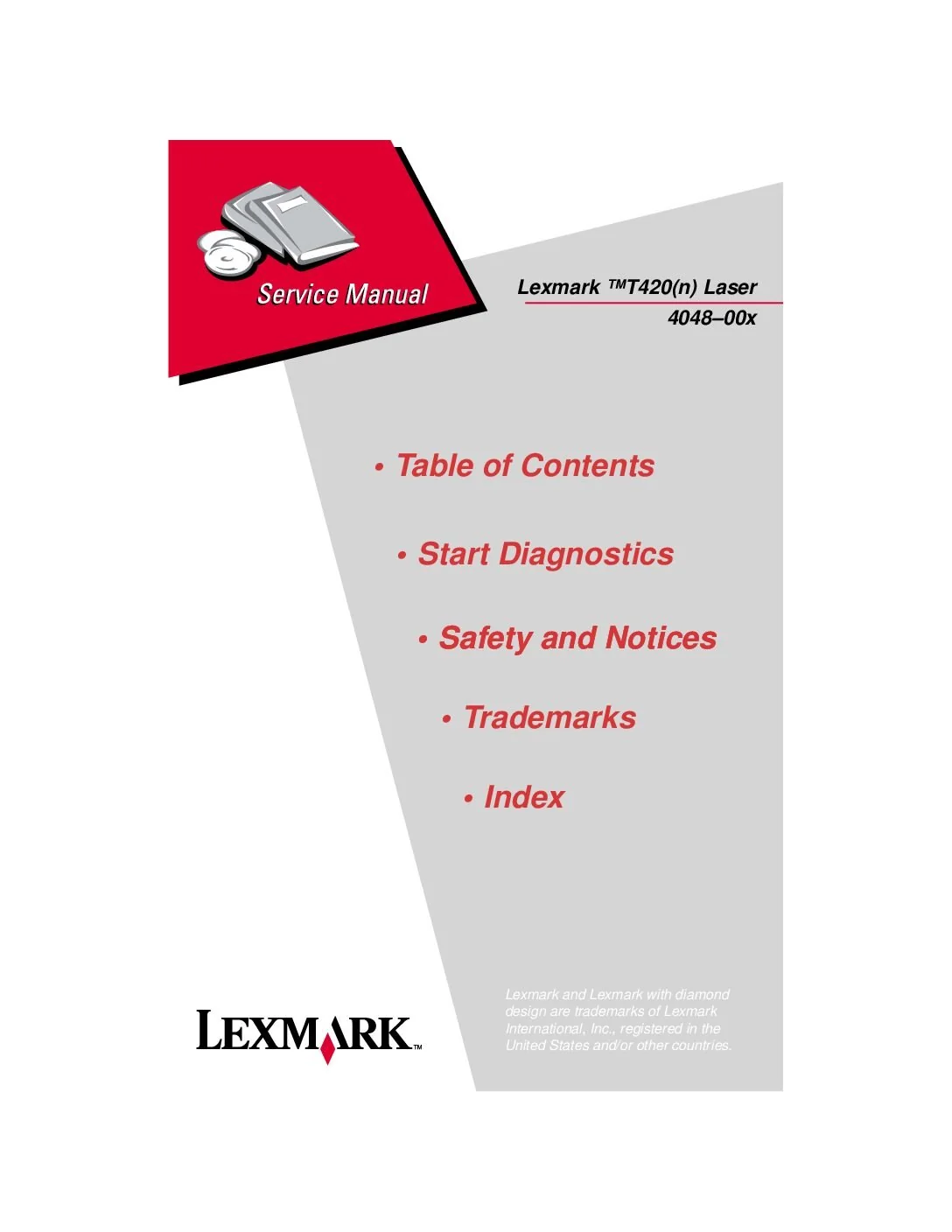 Lexmark T420 N Laser Printer Service Repair Manual - PDF DOWNLOAD