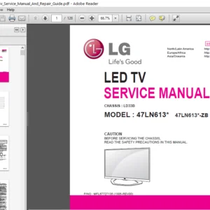 LG-47LN613V Service Manual and Repair Guide - PDF Download