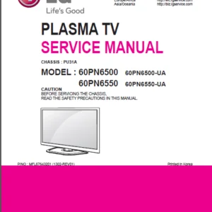 LG 60pn6500 ua Service Manual And Repair Guide - PDF DOWNLOAD