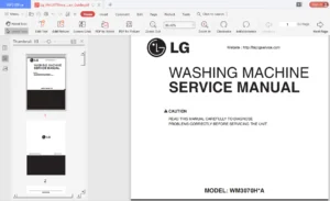 Lg Wm3070hwa Service Manual Repair Guide - PDF Download