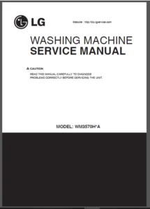 Lg Wm3570h Wm3570hwa Wm3570hva Service Manual And Repair Guide