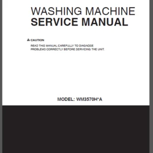 Lg Wm3570h Wm3570hwa Wm3570hva Service Manual And Repair Guide