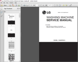 LG Wm4070hva Service Manual And Repair Guide - PDF DOWNLOAD