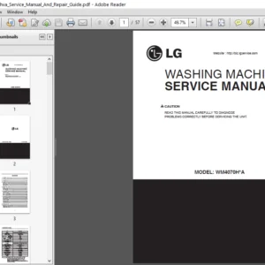 LG Wm4070hva Service Manual And Repair Guide - PDF DOWNLOAD