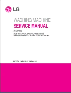 LG Wt1101cw Service Manual And Repair Guide - PFD DOWNLOAD