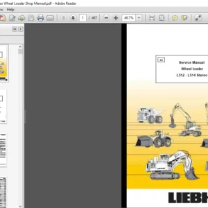 Liebherr L512 L514 Stereo Wheel Loader Shop Manual - PDF DOWNLOAD