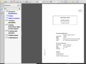 Liebherr R924 Excavator Operators Operating Manual - PDF Download