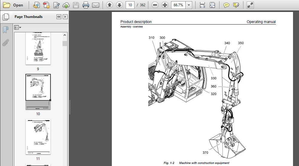 Liebherr R924 Excavator Operators Operating Manual - PDF Download - Image 3