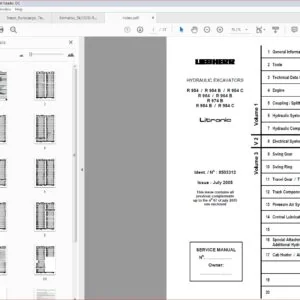 Liebherr R954 R954b R954c R964 R964b R974b R984b R984c Workshop Service Repair Manual - PDF DOWNLOAD