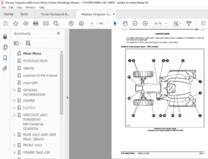 MASSEY FERGUSON MF-2400 UTILITY SERIES MF-2430 MF-2435 MF-2440 TRACTOR SERVICE MANUAL - PDF Download