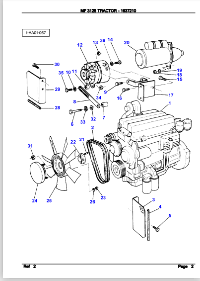 Massey Ferguson 3125 Parts Catalog Manual  PDF Download ~ HeyDownloads  Manual Downloads