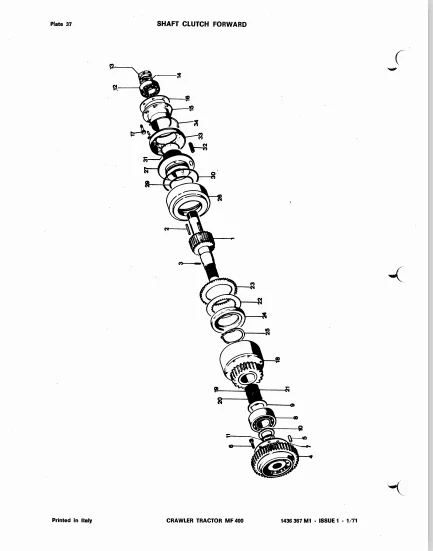Massey Ferguson Mf400 Tractor Loader dozer Parts Catalog Manual - PDF DOWNLOAD - Image 3