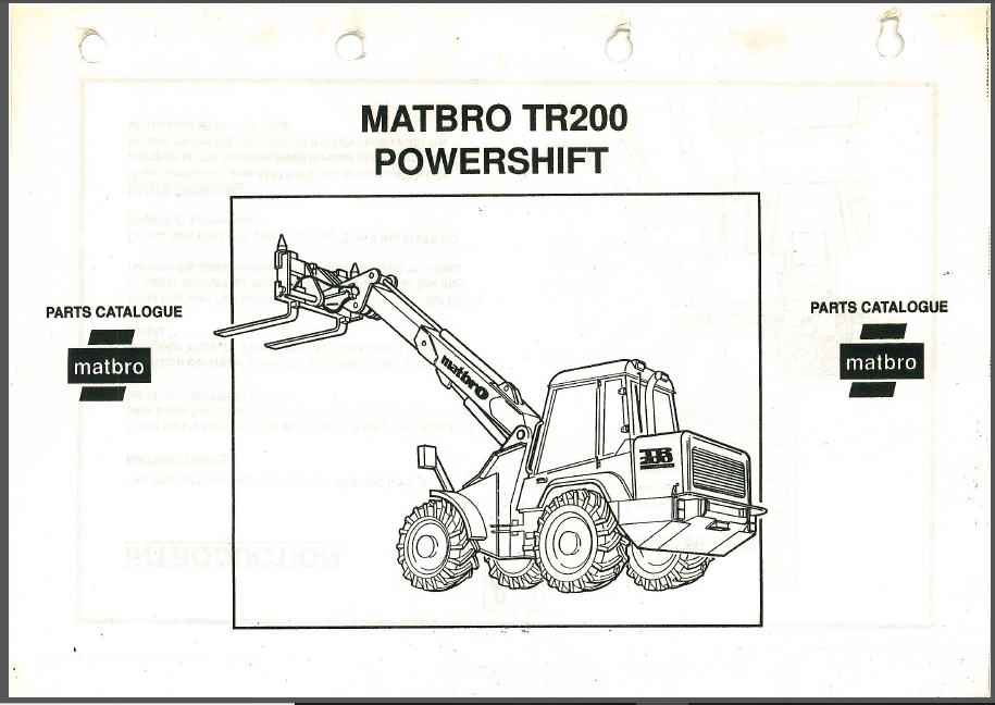 Matbro Ts 300 Workshop Manual