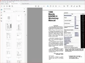 Mazda 626 Mx 6 1992 - 1997 Service Repair Manual - PDF DOWNLOAD