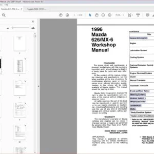 Mazda 626 Mx 6 1992 - 1997 Service Repair Manual - PDF DOWNLOAD