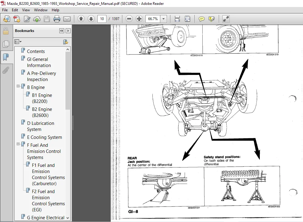 Mazda B2200 B2600 1985 1993 Workshop Service Repair Manual - PDF DOWNLOAD - Image 2