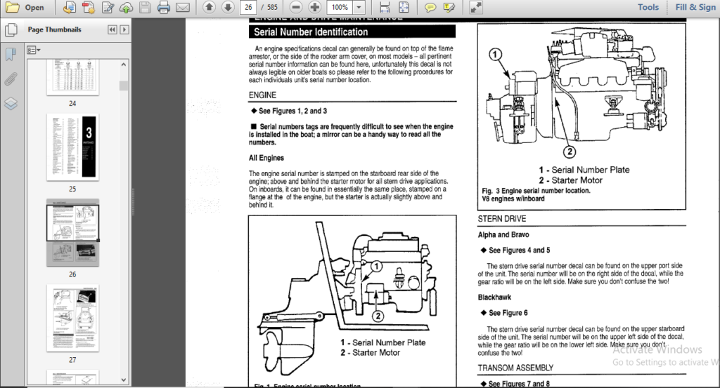 Mercruiser Stern Drive Io Service Repair Manual Engines - PDF DOWNLOAD ...