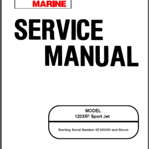 Mercury Marine 120xr Sport Jet Engine Workshop Manual Download All 1998 Onwards Models Covered - PDF DOWNLOAD