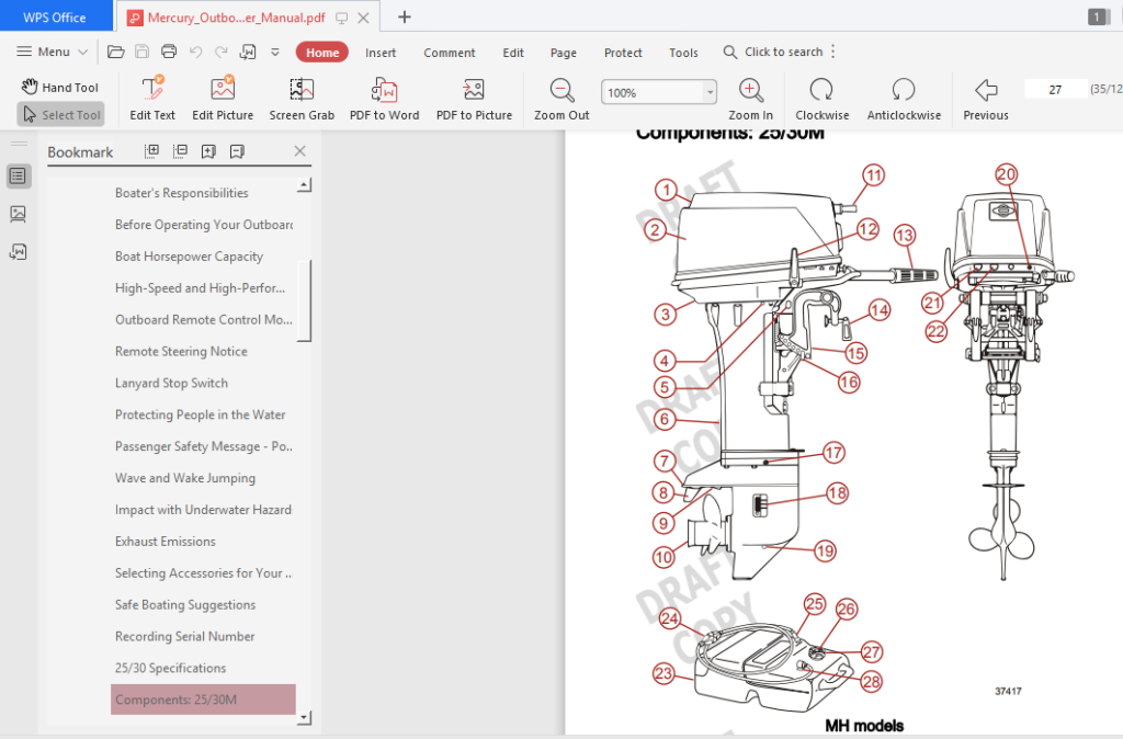 Mercury Outboards 25-30hp Master Manual - PDF DOWNLOAD - HeyDownloads ...