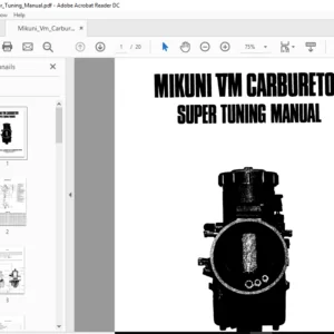 Mikuni Vm Carburetor Tuning Manual - PDF DOWNLOAD