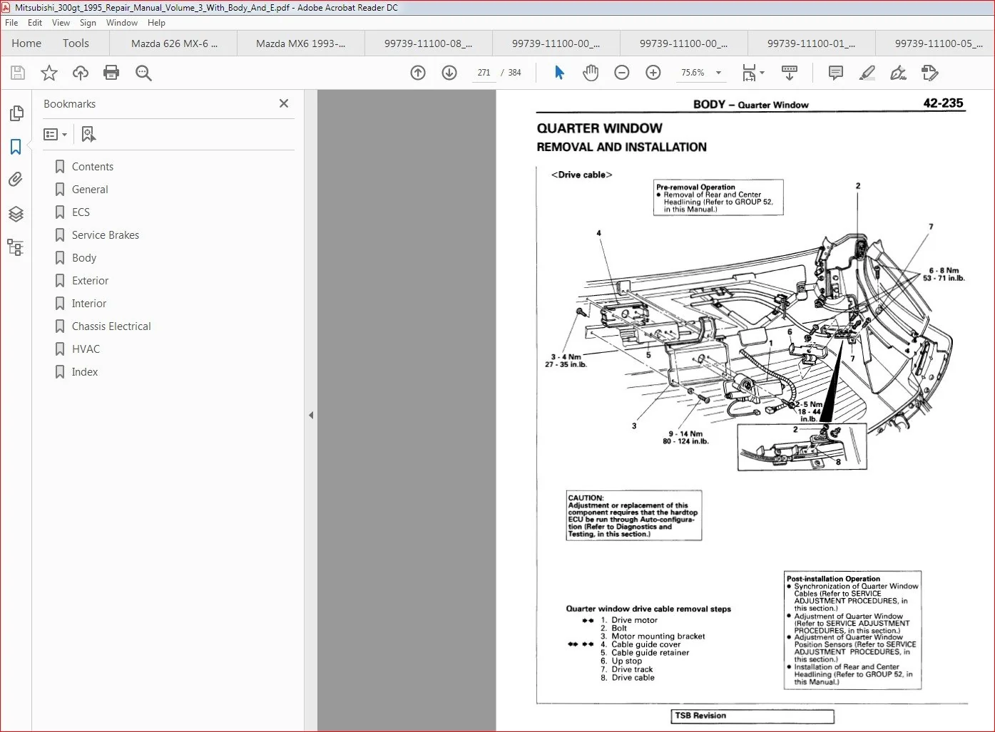 1995 Mitsubishi 3000GT Service Repair Manual Vol 3 PDF - Image 4