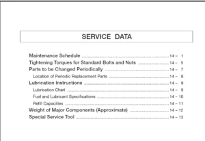 Mitsubishi FGC15N, FGC18N, FGC20N, FGC25N, FGC28N, FGC30N, FGC33N, FGC20CN, FGC20N HO, FGC25N HO Forklift Trucks Chassis, Mast Service Repair Manual Download