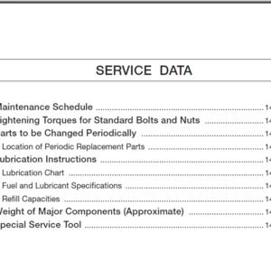 Mitsubishi FGC15N, FGC18N, FGC20N, FGC25N, FGC28N, FGC30N, FGC33N, FGC20CN, FGC20N HO, FGC25N HO Forklift Trucks Chassis, Mast Service Repair Manual Download