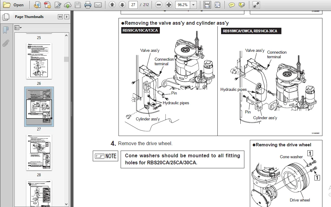Mitsubishi Reach Truck RBS9-RBS10-RBS13-RBS14-RBS15-RBS18-RBS20-RBS25-RBS30 CA-LCA-WCA-WLCA Workshop Service Manual - PDF Download - Image 4