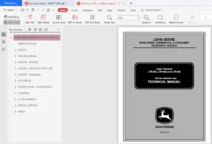 John Deere LTR155 LTR166 LTR180 Lawn Garden Tractor Service Repair Manual - PDF Download