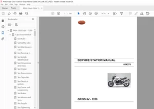 2008-2012 Moto Guzzi Griso 1200 8V Shop Manual - PDF Download