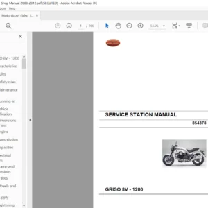 2008-2012  Moto Guzzi Griso 1200 8V Shop Manual - PDF Download