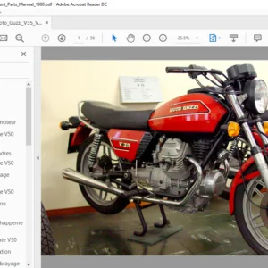 Moto Guzzi V35 V50 Replacement Parts Manual 1980 - PDF DOWNLOAD