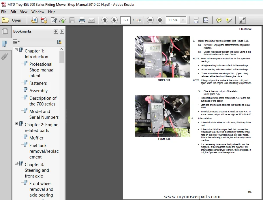 2010-2014 Mtd Troy Bilt 700 Series Riding Mower Full Service Repair Manual - PDF Download - Image 2