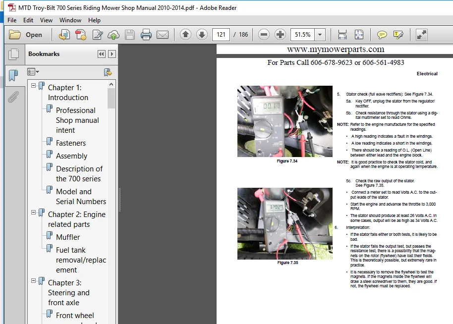 2010-2014 Mtd Troy Bilt 700 Series Riding Mower Full Service Repair Manual - PDF Download - Image 3