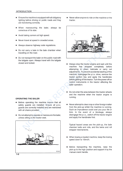 new holland 5060 baler owners manual