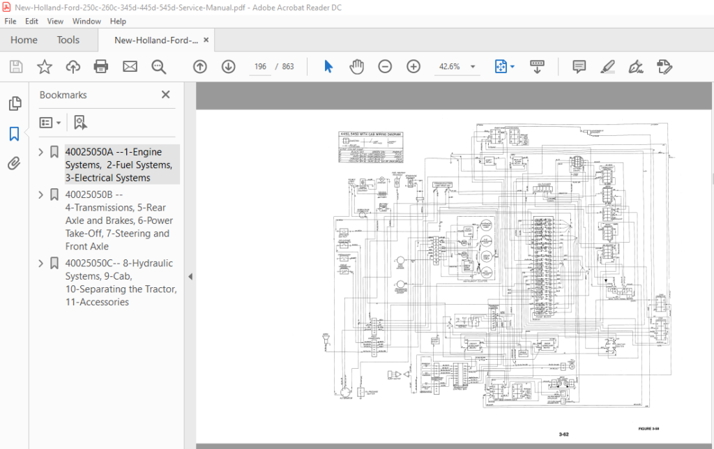 New Holland Ford 250c 260c 345d 445d 545d Service Manual - PDF Download ...