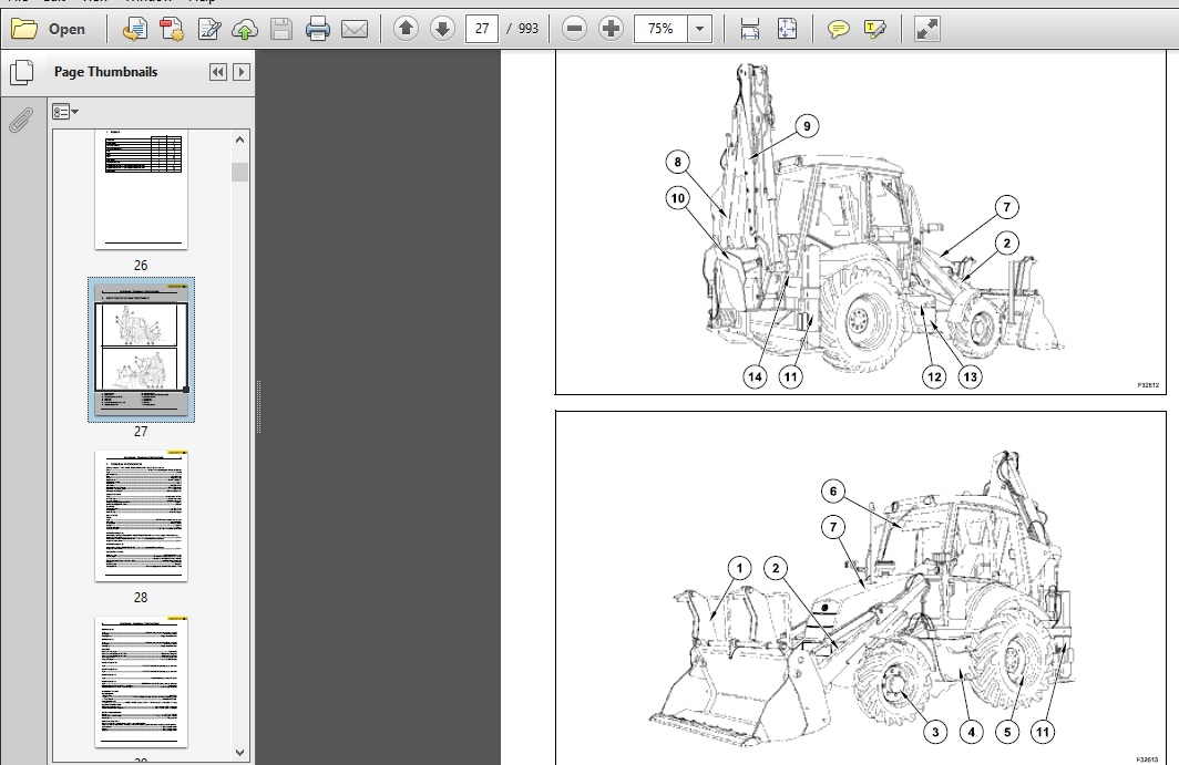 New Holland Loader Backhoe B110 B115 Repair Manual - PDF DOWNLOAD ...