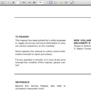 New Holland Loader Backhoe LB90 B - LB95 B - LB110 B - LB115 Workshop Manual - PDF DOWNLOAD