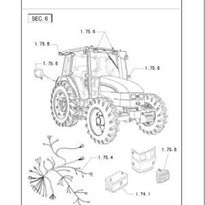 New Holland TL 90 TL 100 Tractor Parts Catalog Manual - PDF Download
