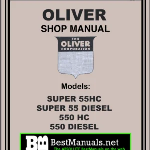 Oliver Super 55HC 55 550 HC Tractor Service Manual - PDF Download