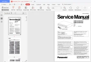 Panasonic Dmr ex95v Ex95veb Ex95veg Service Manual Repair Guide - PDF DOWNLOAD