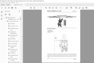 Piaggio MP3 300 Yourban I E RL, NRL Shop Manual 2011 - 2015 - PDF DOWNLOAD
