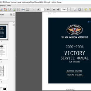 Polaris Victory V92C TC Classic Touring Cruiser Motorcycle 2002-2004 Service Repair Workshop Manual - PDF Download