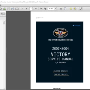 2002-2004 Polaris Victory V92C TC Classic Touring Cruiser Motorcycle Service Repair Manual - PDF Download