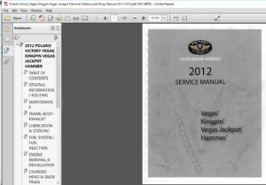 Polaris Victory With Judge Supplement  Motorcycle Shop Manual 2013 - 2014  - PDF DOWNLOAD