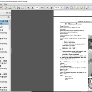 Jinan Qingqi QM50QT-6A Scooter Service Repair Manual - PDF Download