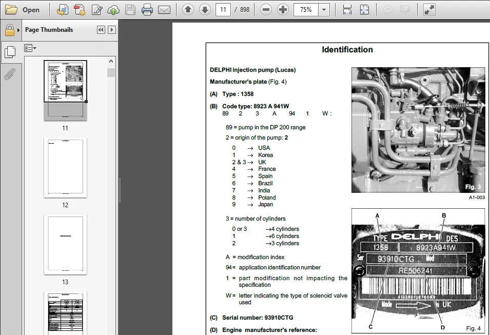 Renault Ceres 325 335 345 355 Workshop Manual - PDF Download - Image 4
