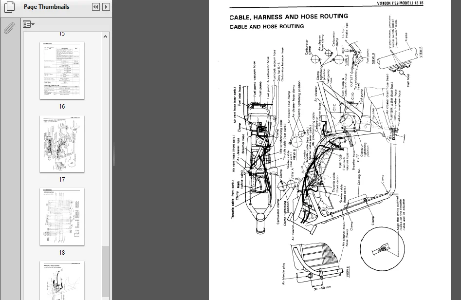 Sachs Vx800 Motorcycle Service Repair Manual - PDF Download - Image 2