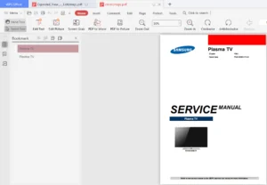 Samsung Pn64d550 Pn64d550c1f Pn64d550c1fxza Service Manual - PDF Download